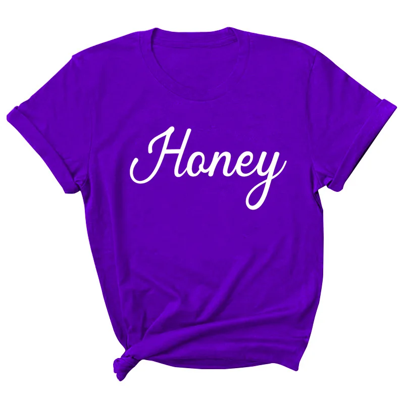 

Simple Haney Letter Print Women T Shirt Short Sleeve O Neck Loose Women Tshirt Ladies Tee Shirt Tops Clothes Camisetas Mujer