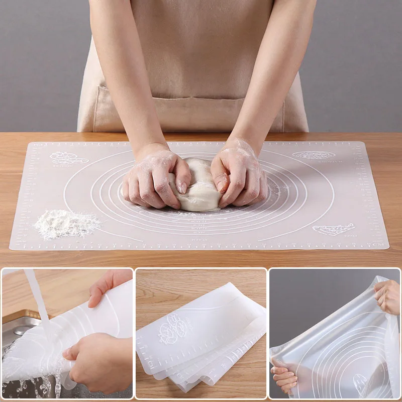 

Kitchen Baking Silicone Mat DIY Pastry Tools Household Creative Kneading Mat Kitchen Tool Gadgets