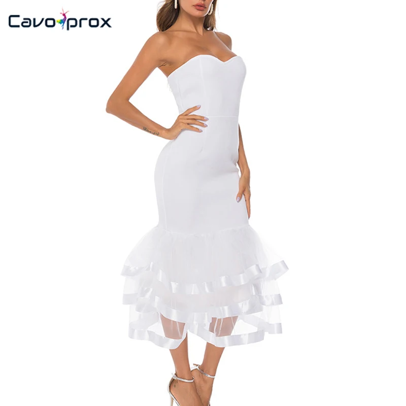 Женское кружевное лоскутное платье без рукавов до середины икры однотонное