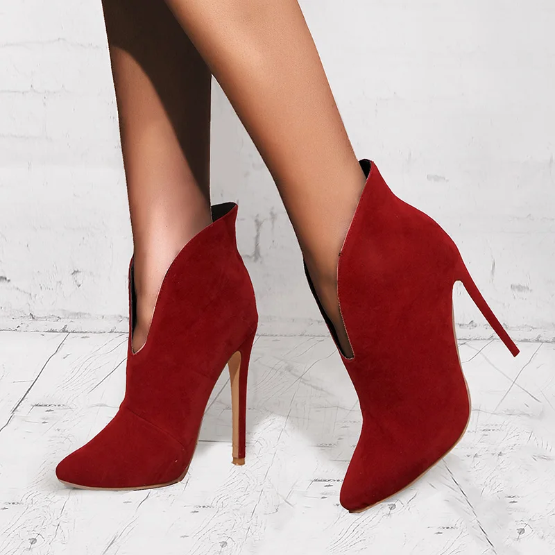 Оригинальное предложение Новые Элегантные Зимние ботильоны Женские черные