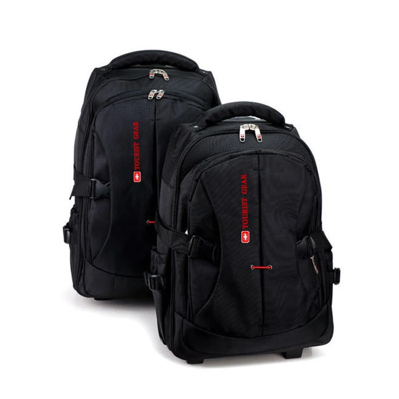 

Laptop backpack Waterproof Luggage bag Men Travel trolley bag business Backpack Men Carry-on Wheel Rolling suitcase with wheels