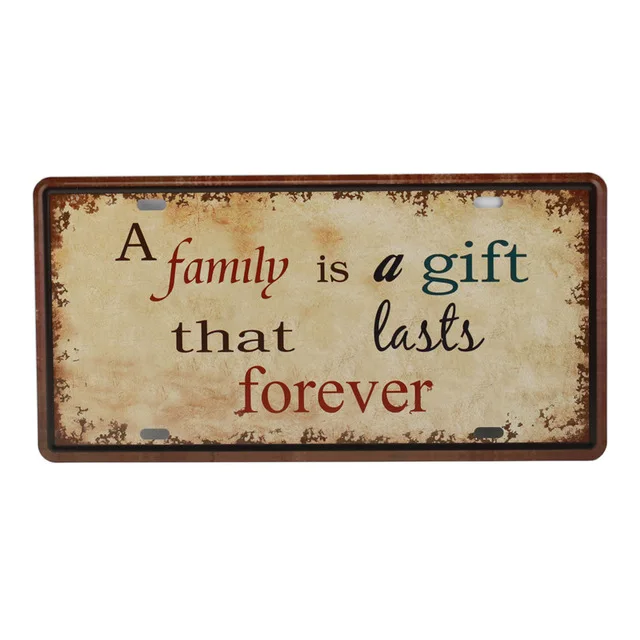 Металлический жестяной плакат Добро пожаловать в мой дом/Любовь/семья железный