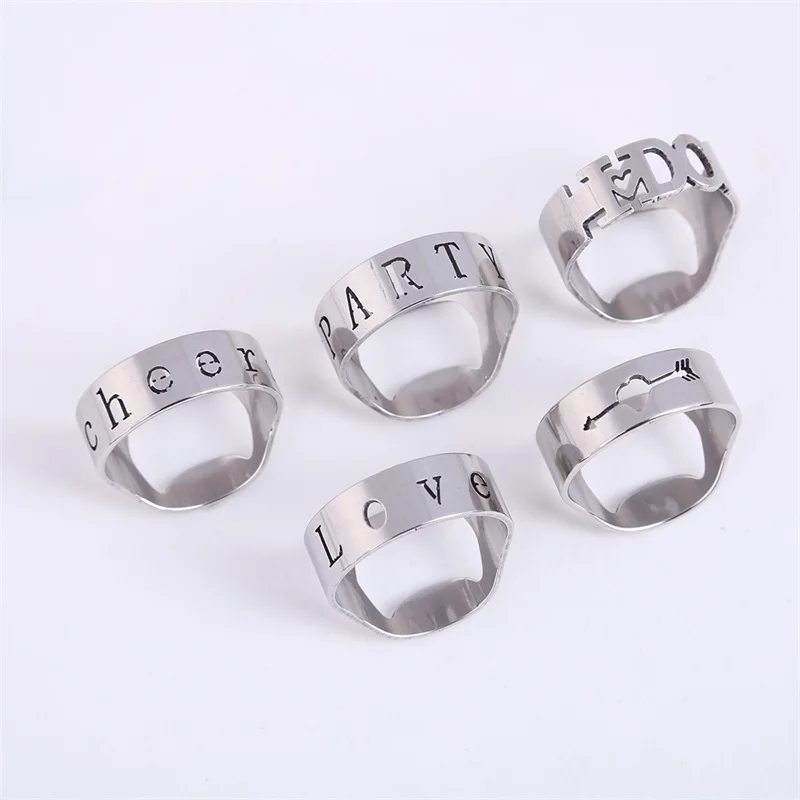 Креативная открывалка для колец новый стиль с надписью свадьбы бара