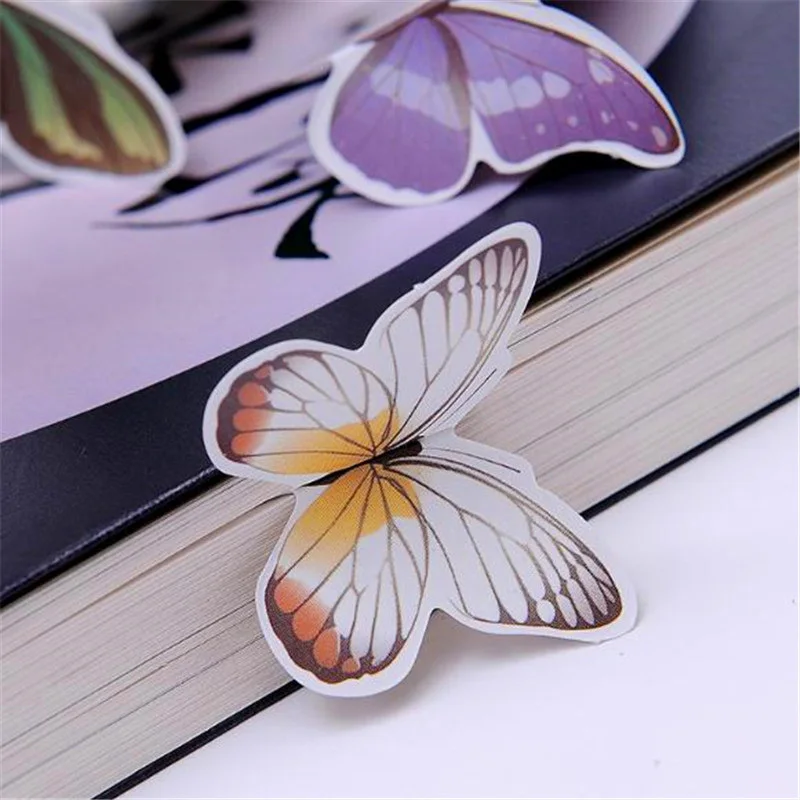 10 шт. с изображением милой бабочки закладки изысканный Бумага подарок мультфильм