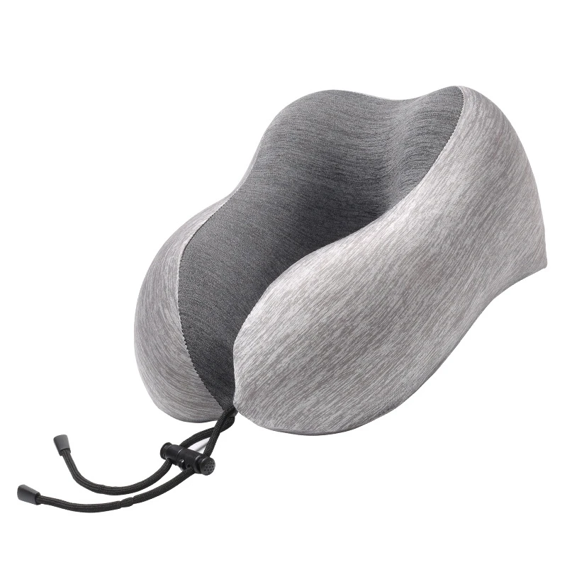 

Hump Ice Silk Household Travel Pillow Can Store U-Shaped Pillow Memory Cotton Travel Neck Pillow