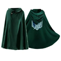 japanese anime attack on titan surveycorps cloak anime cosplay green cape no kyojin cosplay costumes halloween costume gift