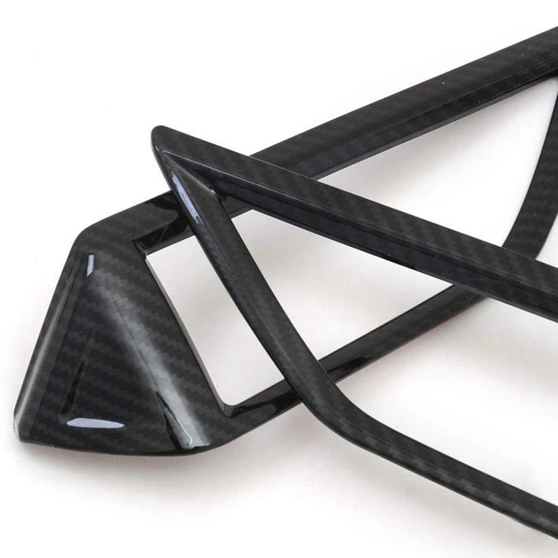 Черный ABS углеродное волокно цвет Автомобильный Центр Кондиционер Выход