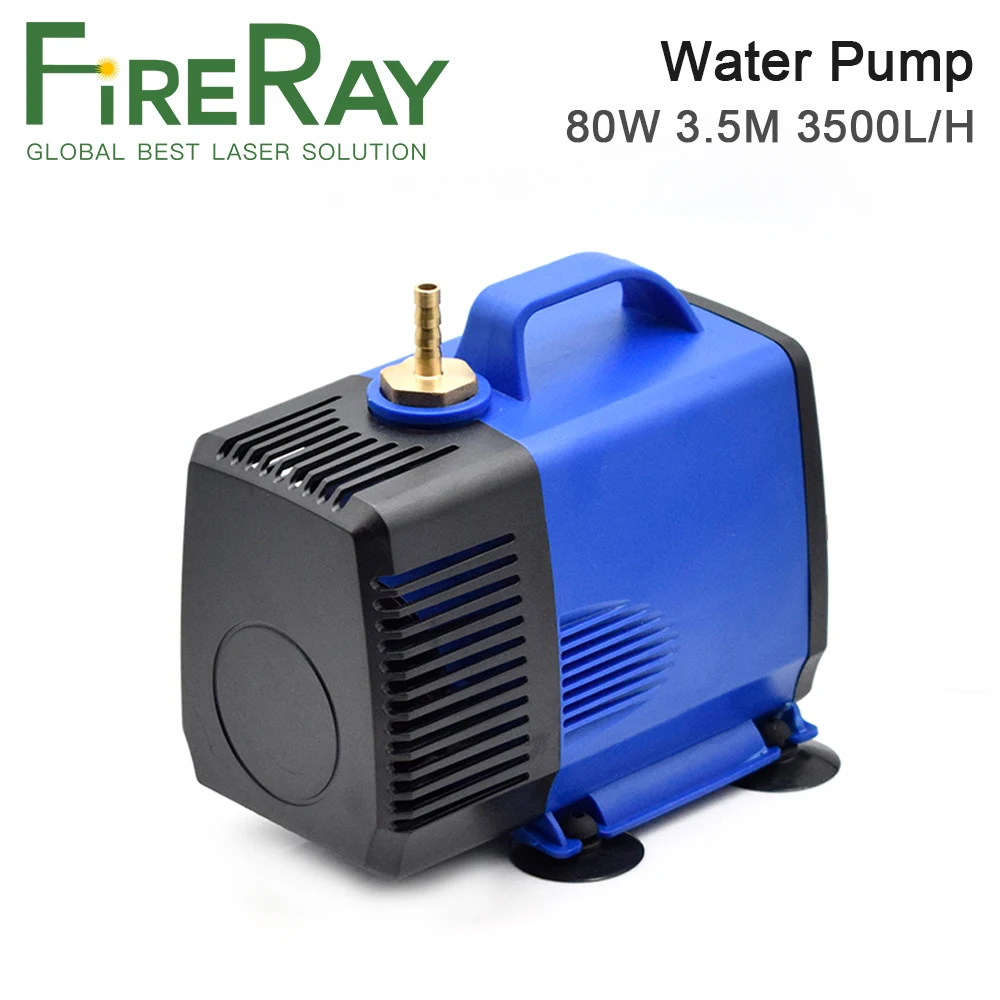

Fireray Submersible Water Pump 80W 3.5M 3500L/H IPX8 220V for CO2 Laser Engraving Cutting Machine