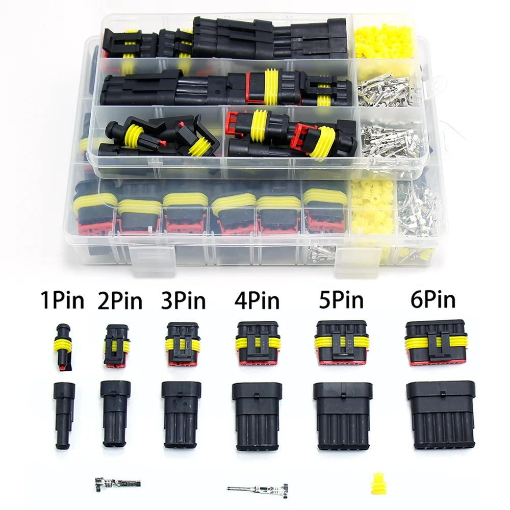 Водонепроницаемый разъемы комплект автомобильной припоя быстрый соединитель