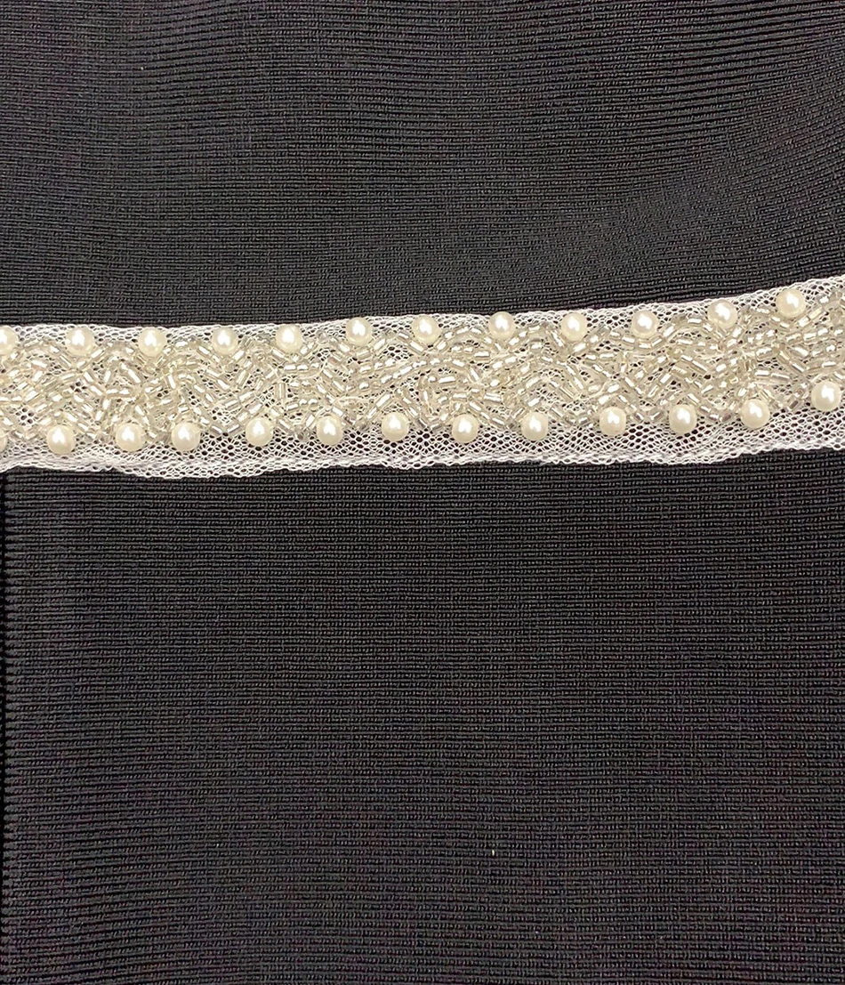 

Free Shipping Sexy Beading One Shoulder Long Sleeve Black Bandage 2021 Summer Women Elegant Bodycon Club Party Jumpsuit Shorts