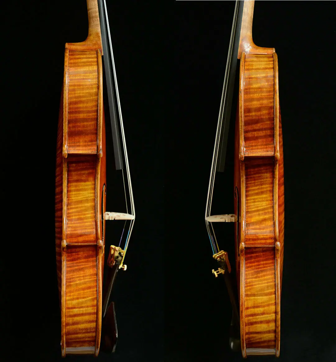 Настоящая фотография выдающаяся скрипка Guarneri 1743 cannon скрипка Maste's Own Work No. W16