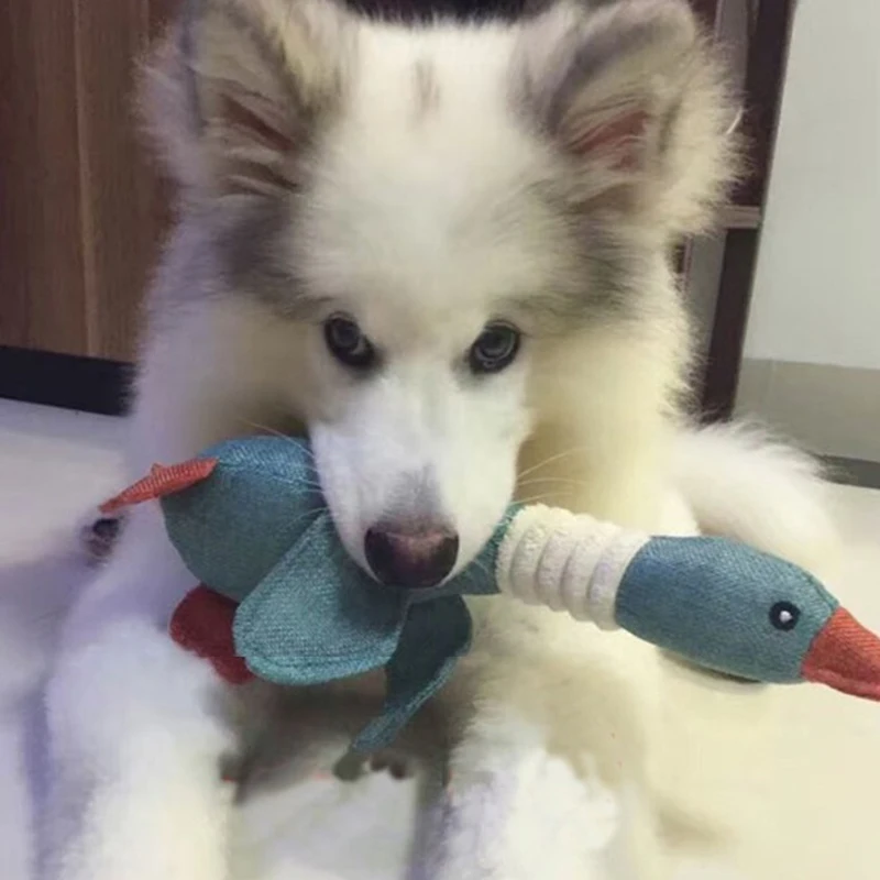 Забавные игрушки для собак жевательные чистящие зубы зернистая льняная ткань