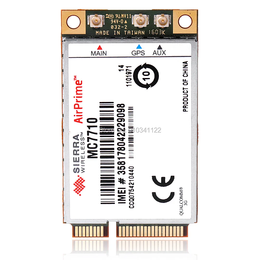 Unlocked Sierra AirPrime MC7710 LTE/HSPA/EDGE/GPRS/GSM + 4G 3G module PCI-E 100mbps WWAN Card 800/900/2100MHz Support Gobi API