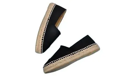 Женские холщовые эспадрильи лоферы на плоской подошве повседневная обувь