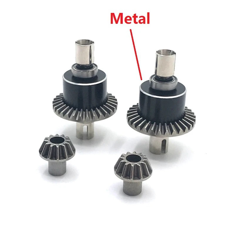 

1 Set Metal Swing Arm Steering Cup Shock Tower Kit & 1 Set Central Drive Shaft Differential Reduction Motor Gear