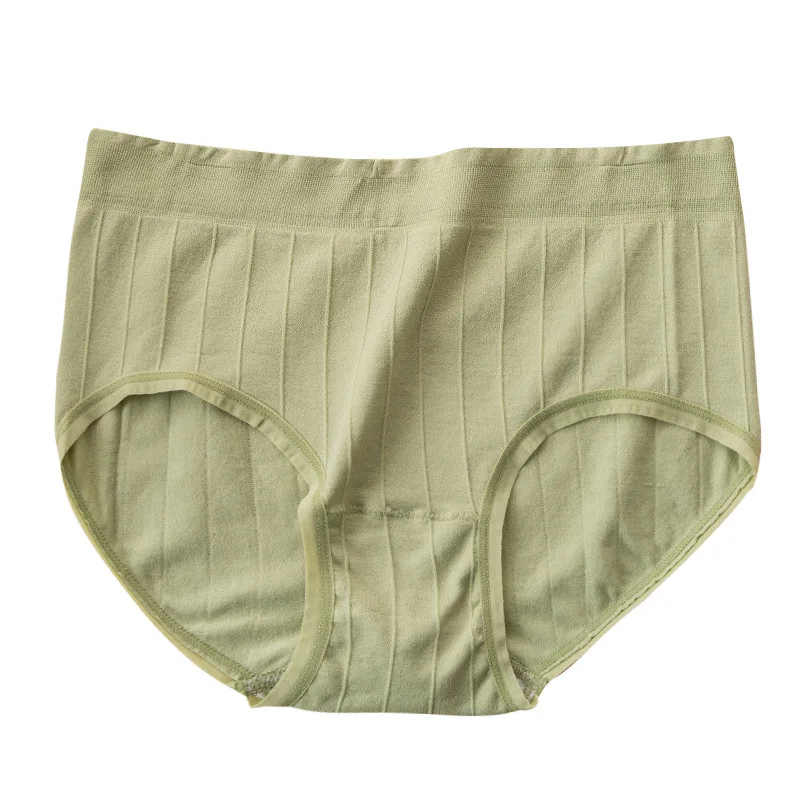 

New Large Size Belly Contraction Hip Lifting Cotton Crotch Breathable Women 's Briefs