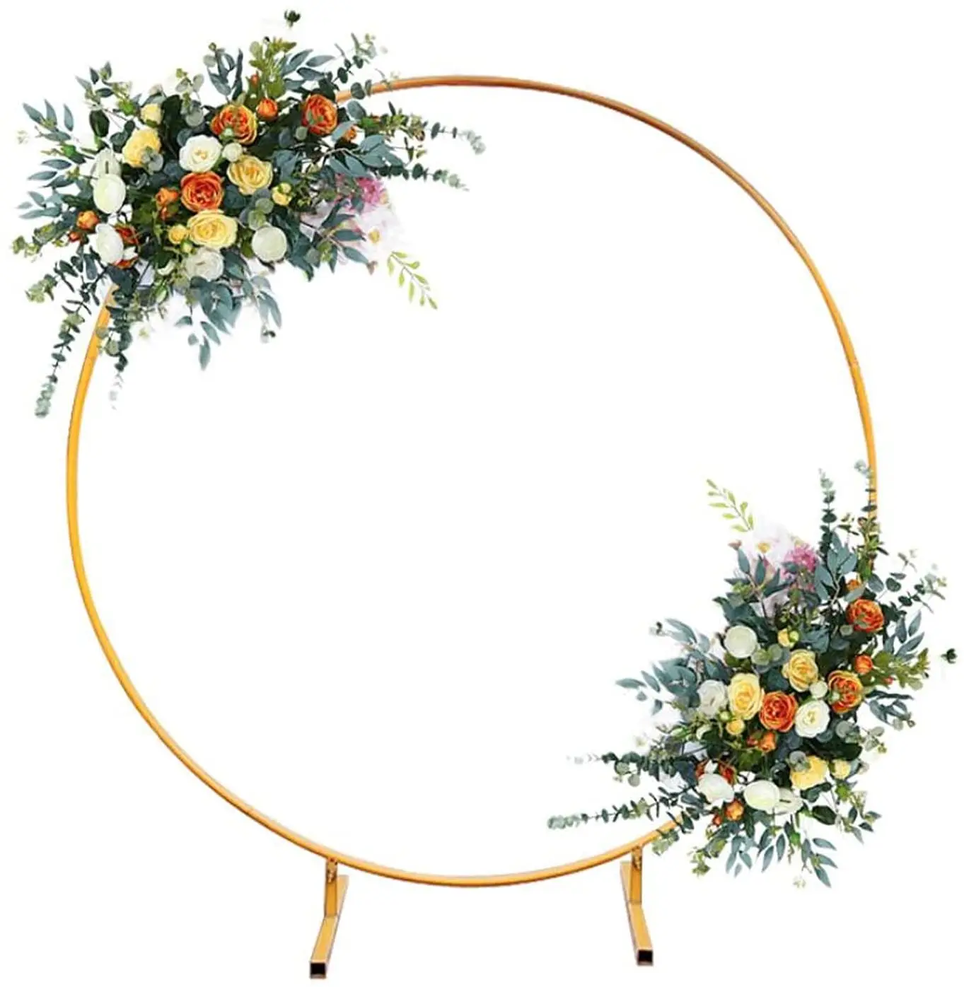 

Wedding Arch Bracket Kit Circle Balloon Stand Shelves Iron Round Background Backdrop Frames Flower Arbors Support Birthday Party