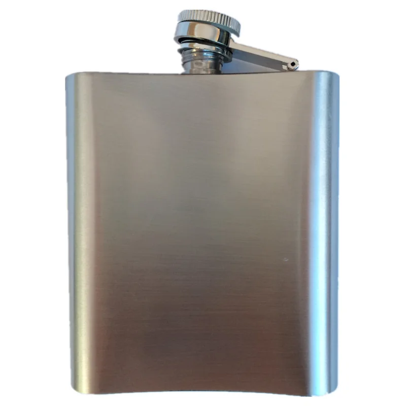 Фляга переносная из нержавеющей стали емкость 7 унций (200 мл)|Плоские фляги| |