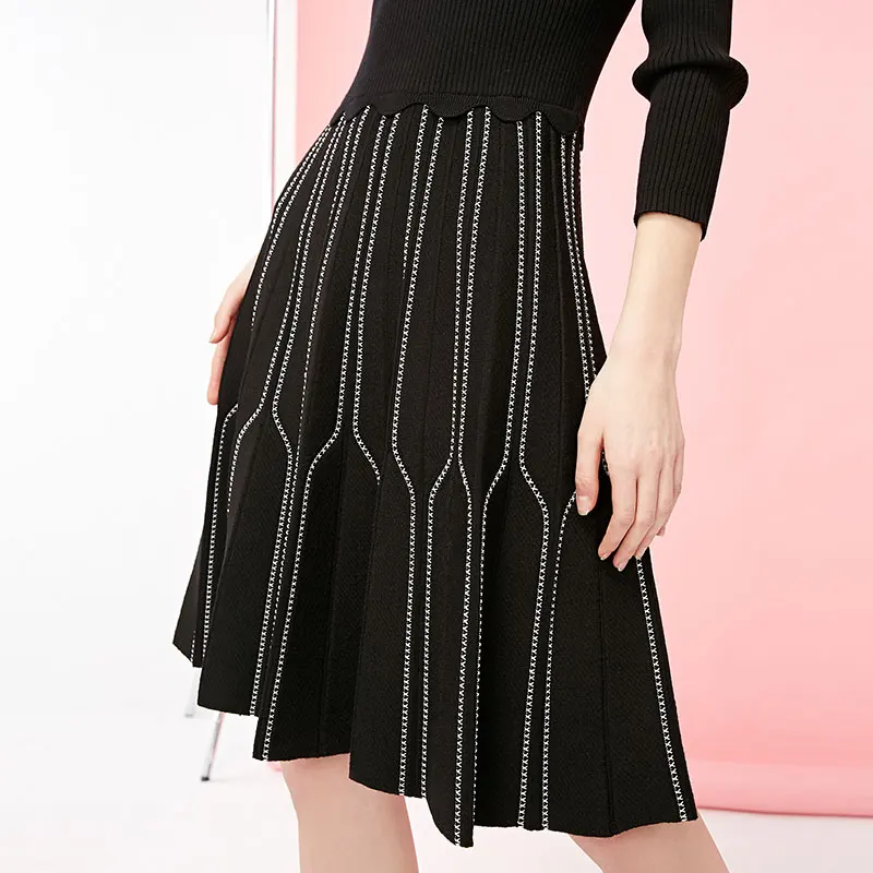 Vero Moda женское платье в полоску с вырезом лодочкой 3/4 рукавами | 319146533