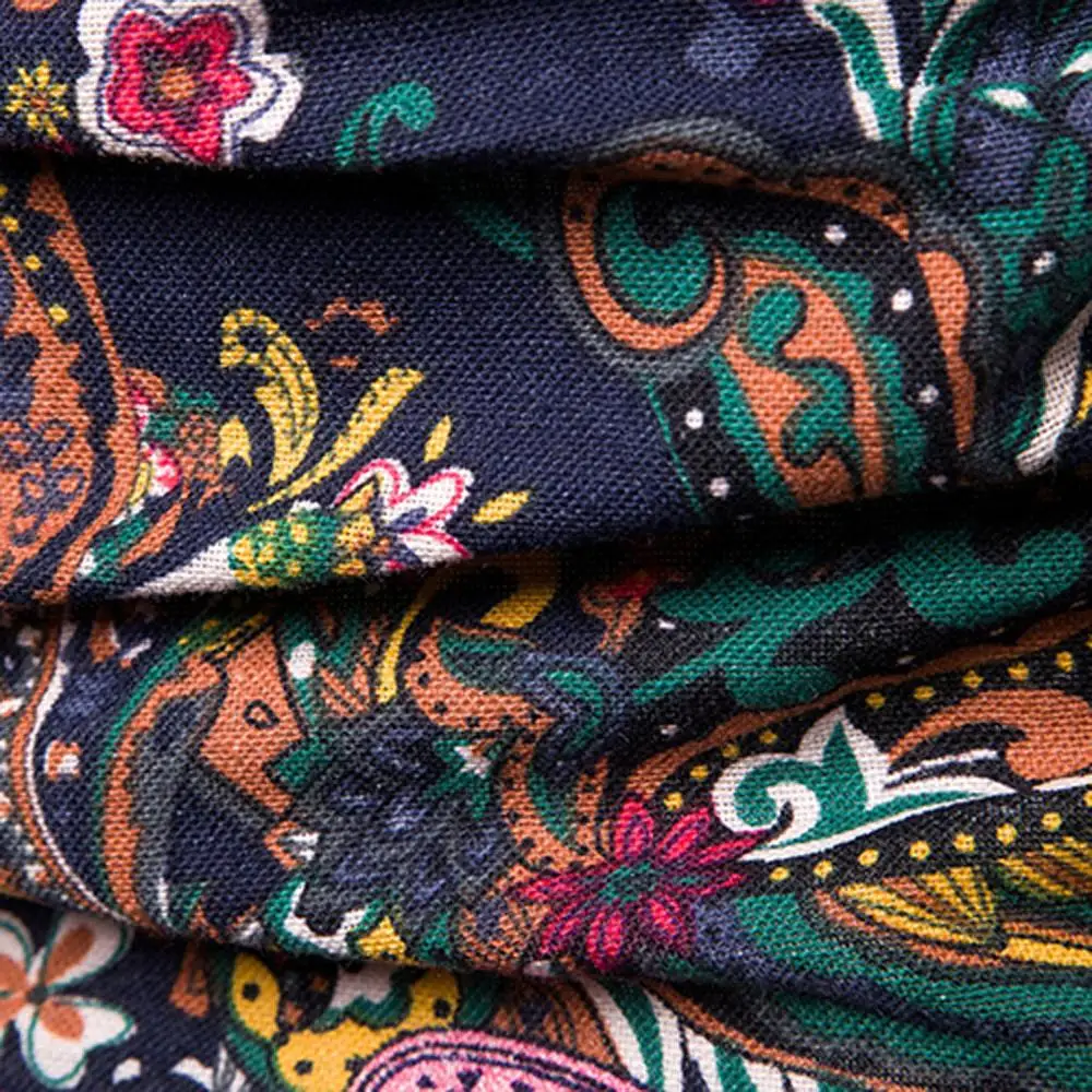 Рубашка мужская с принтом хлопок короткий рукав отложной воротник топ большие