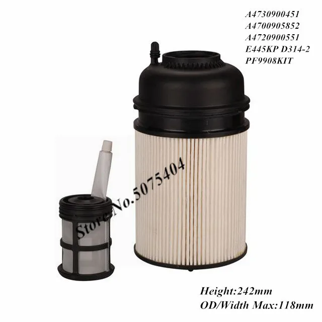 Топливный фильтр A4730900451 топливный сепаратора воды PF9908KIT дизельный замена фильтра