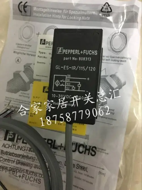 Pepperl + Fuchs паз фотоэлектрического переключателя Новый GL-ES-IR-5754/115/127 Фотодатчик |