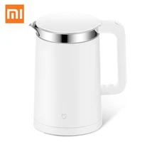 original xiaomi mijia thermostatic electric kettles 1 5l control by mobile phone app 12 hours thermostat smart kettle