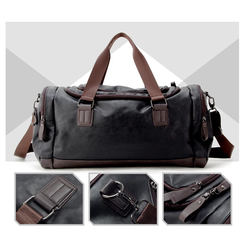 Large Capacity Men Luggage Bag Shoulder Crossbody Weekend Travel Clothes Toiletry Handbag Land Trips Gadgets Organize Accessory