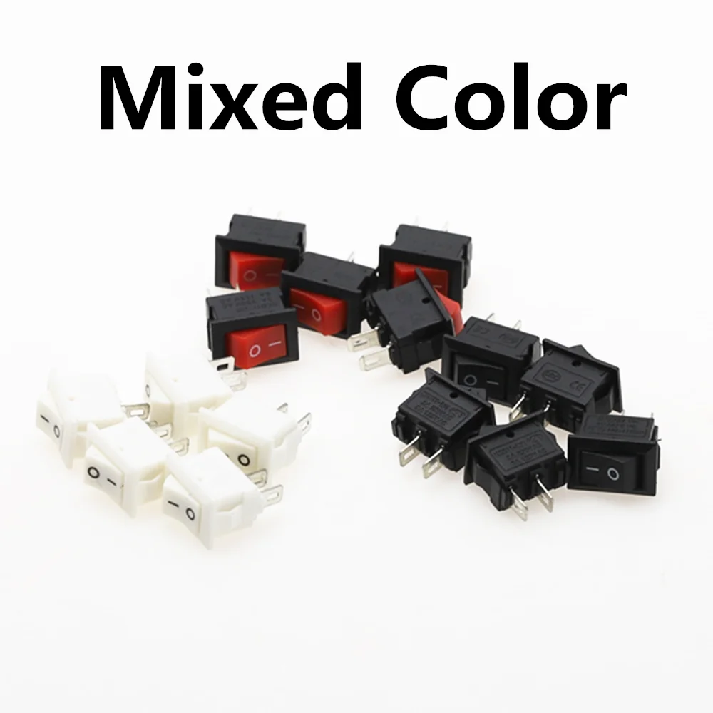 

Мини-переключатели SPST чёрные и красные