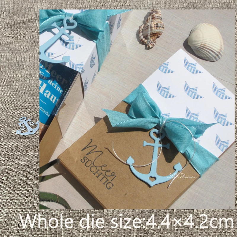 

Новый дизайн металлическое ремесло металлический Трафарет пресс-формы "сердце украшение с якорем блокнот ручной работы пресс-формы альбом ...