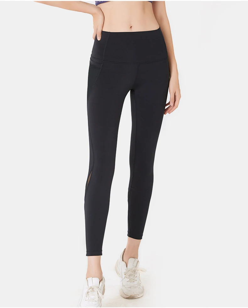 Женские Компрессионные Леггинсы KELME Длинные спортивные штаны для бега с высокой