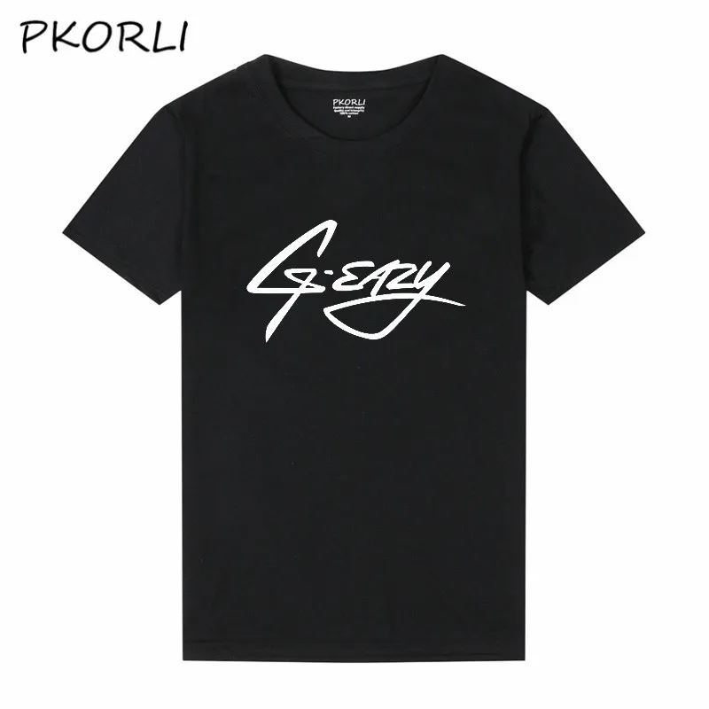 Pkorli G Eazy мужские футболки рэп хип хоп Музыка Weeknd Bayarea XO футболка повседневные