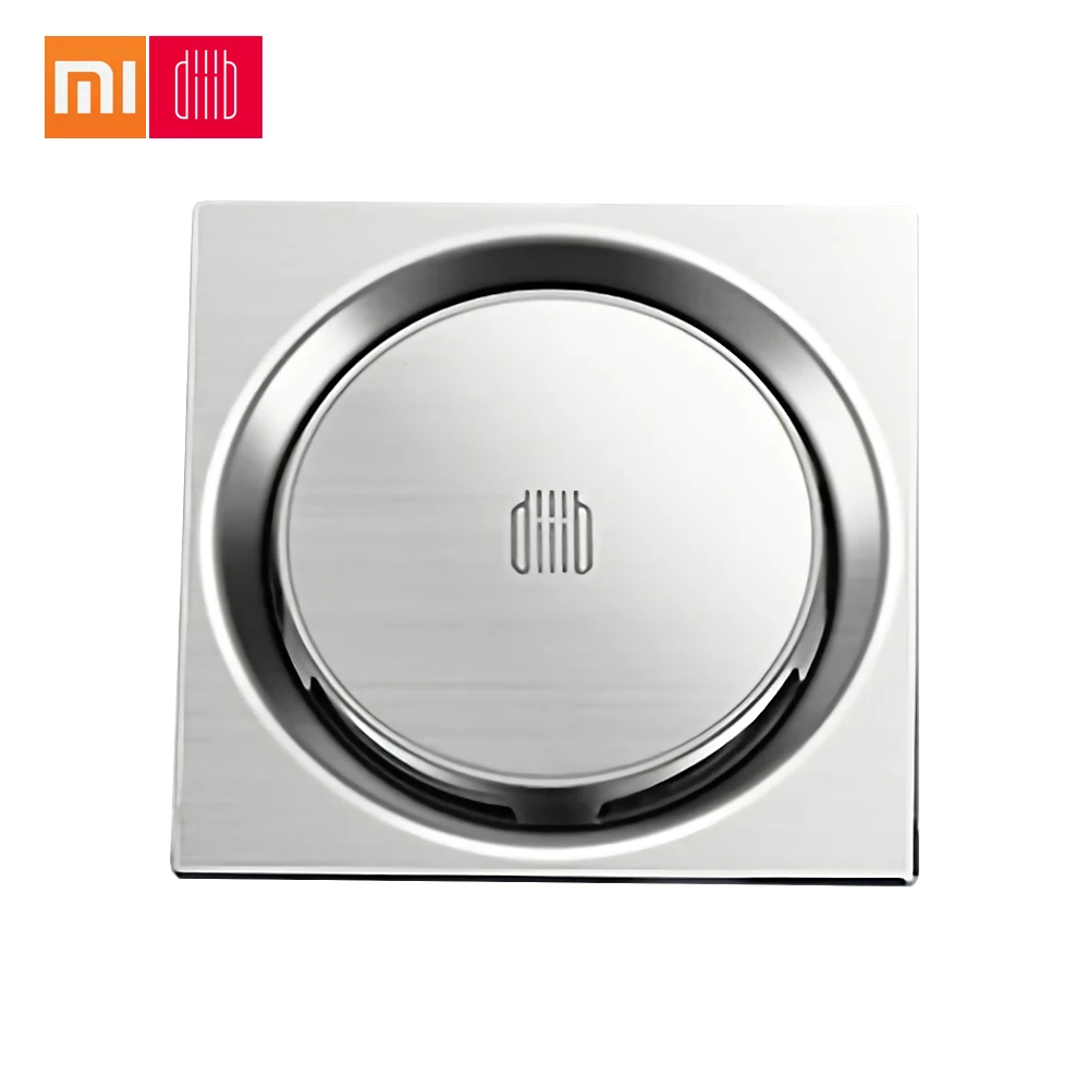 Xiaomi Diiib дезодорант для слива пола с защитой от насекомых 304 из нержавеющей стали, поворотный дренаж для дома, кухни, балкона, стиральная машина