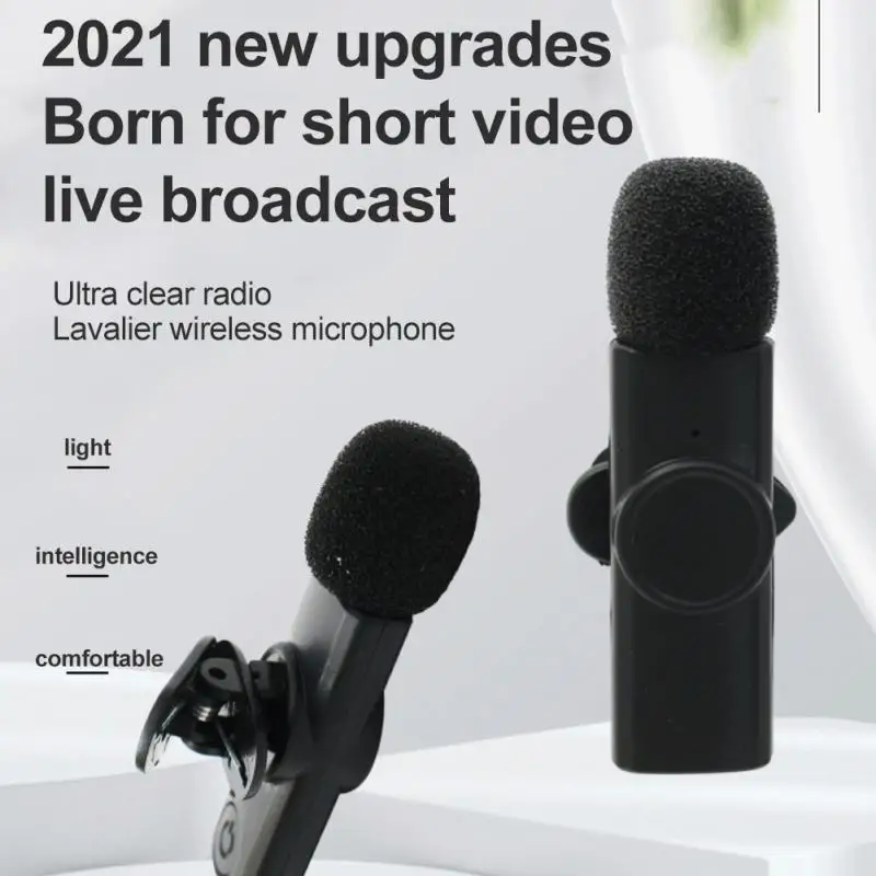 Беспроводной микрофон с зажимом для воротника BT 5 2 интеллектуальное