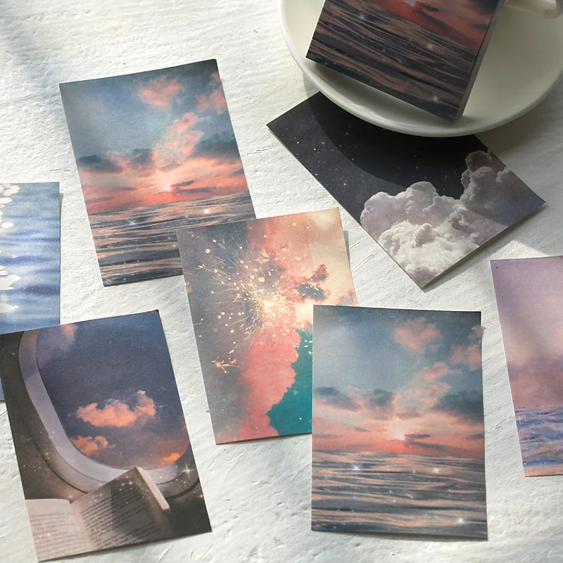 100 шт. Блокнот блуждающие звезды сообщение NotesDecorative Памятка листов канцелярские