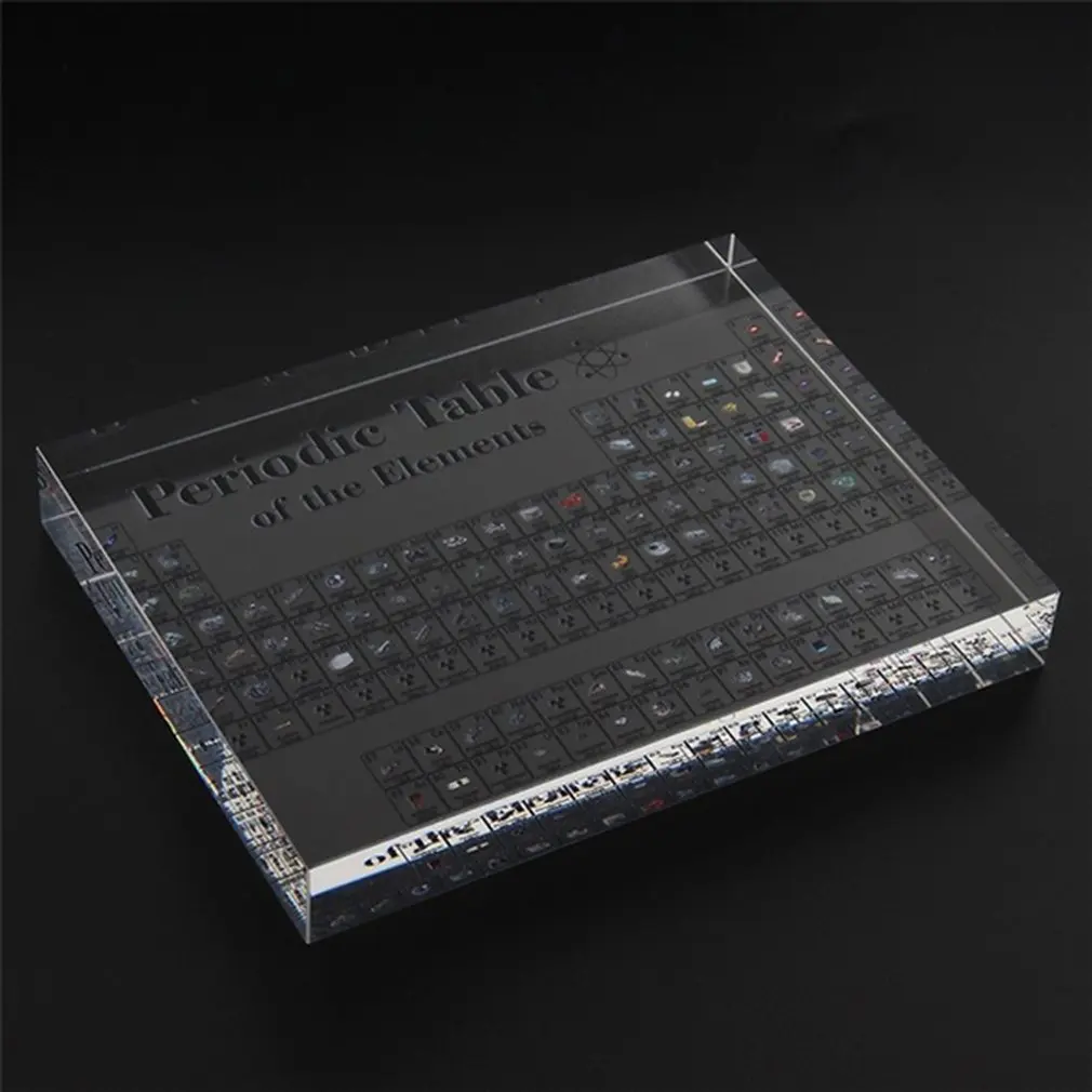 

Acrylic Periodic Table Display With Elements Kids Teaching School Day Birthday Gifts Stickers Chart Elements Home Decor