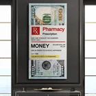 Плакат с долларом модульные картины Билл холст HD Печать картины с американской валютой 1 шт. деньги дома декоративные наличные настенные картины