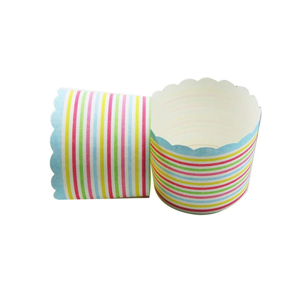 50 шт. мини цветок Маффин кекс бумажная чашка форма для торта подкладка кексов