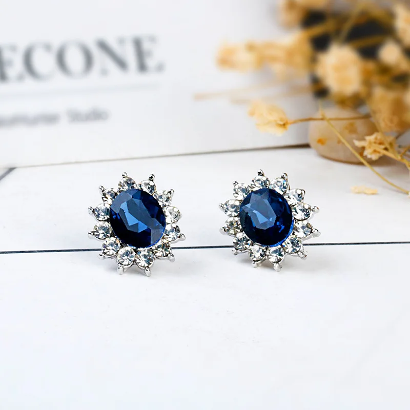 Новые серьги ожерелье наборы циркон королевская принцесса высокое качество для