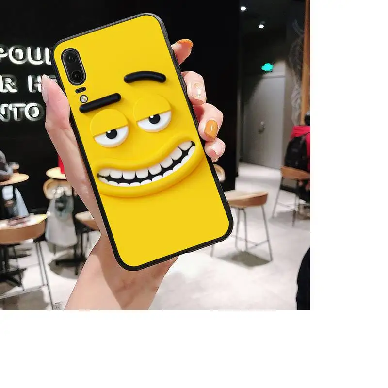

Phone Case For Huawei P20 P30 P9 P10 plus P8 lite P9 lite Psmart 2019 P20 pro P10 lite Silicone Fundas 3D funny face