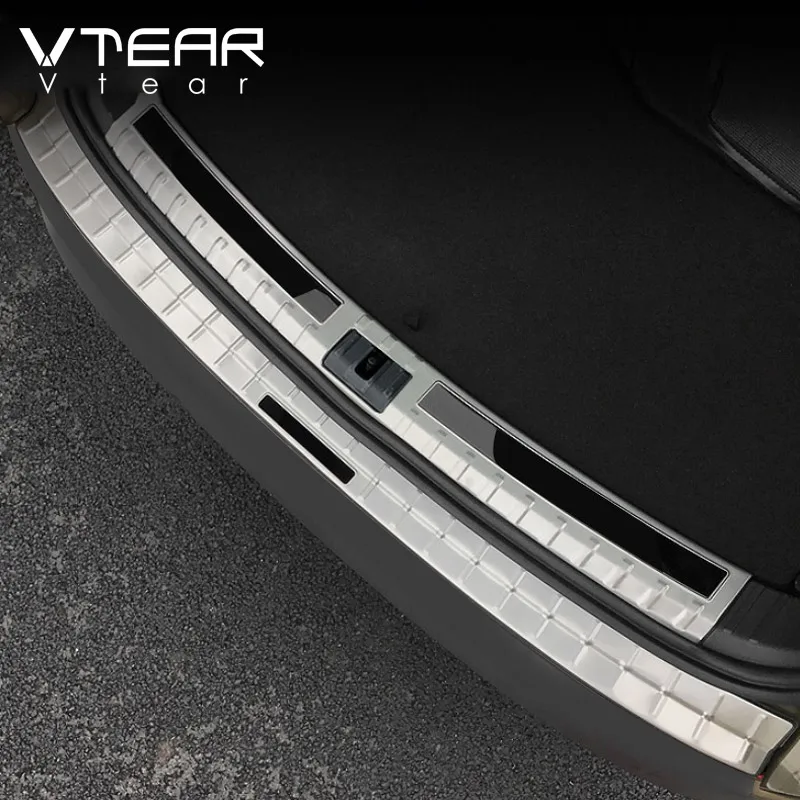 Vtear для Шкода Кадиак Skoda Kodiaq Аксессуары кузова крышка заднего бампера Защита