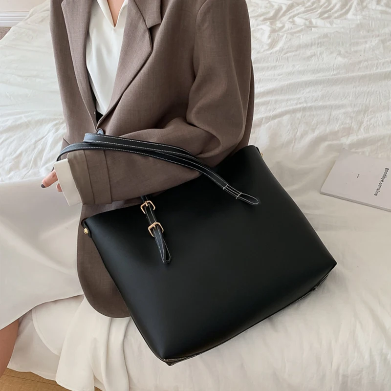 

Women's PU Leather Handbags Female Shoulder Bag Designer Luxury Lady Tote Large Capacity Handbag for Lady Drop Shipping