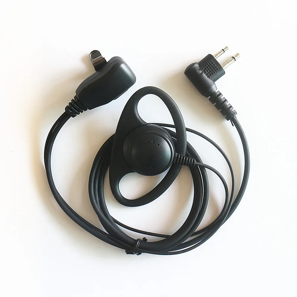 10 шт. D Форма мягкие наушники гарнитура PTT Микрофон для Motorola GP3188 GP88S EP450 CP040 DEP450 XIR P3688, DP1400, Hytera TC700