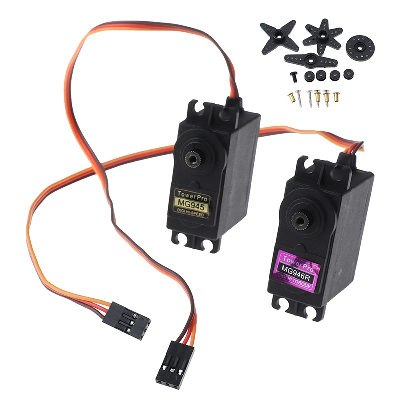 

1pc MG945 MG946 Upgrade Rc Metal Gear Torque Servo For Boat Car Metal Servo
