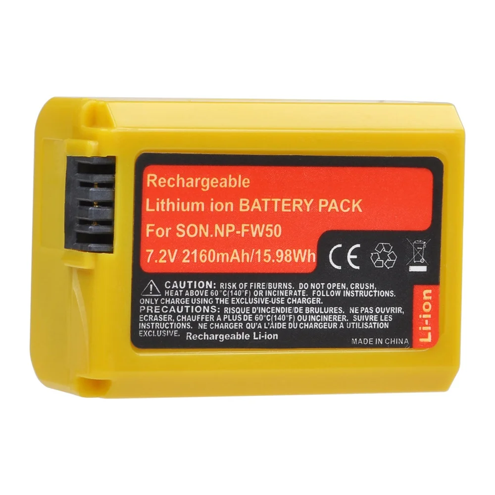 2x7 2 В 2160 мАч NP-FW50 NP FW50 зарядное устройство с usb-кабелем типа C порт для Sony A6000 A5000 NEX-3 7