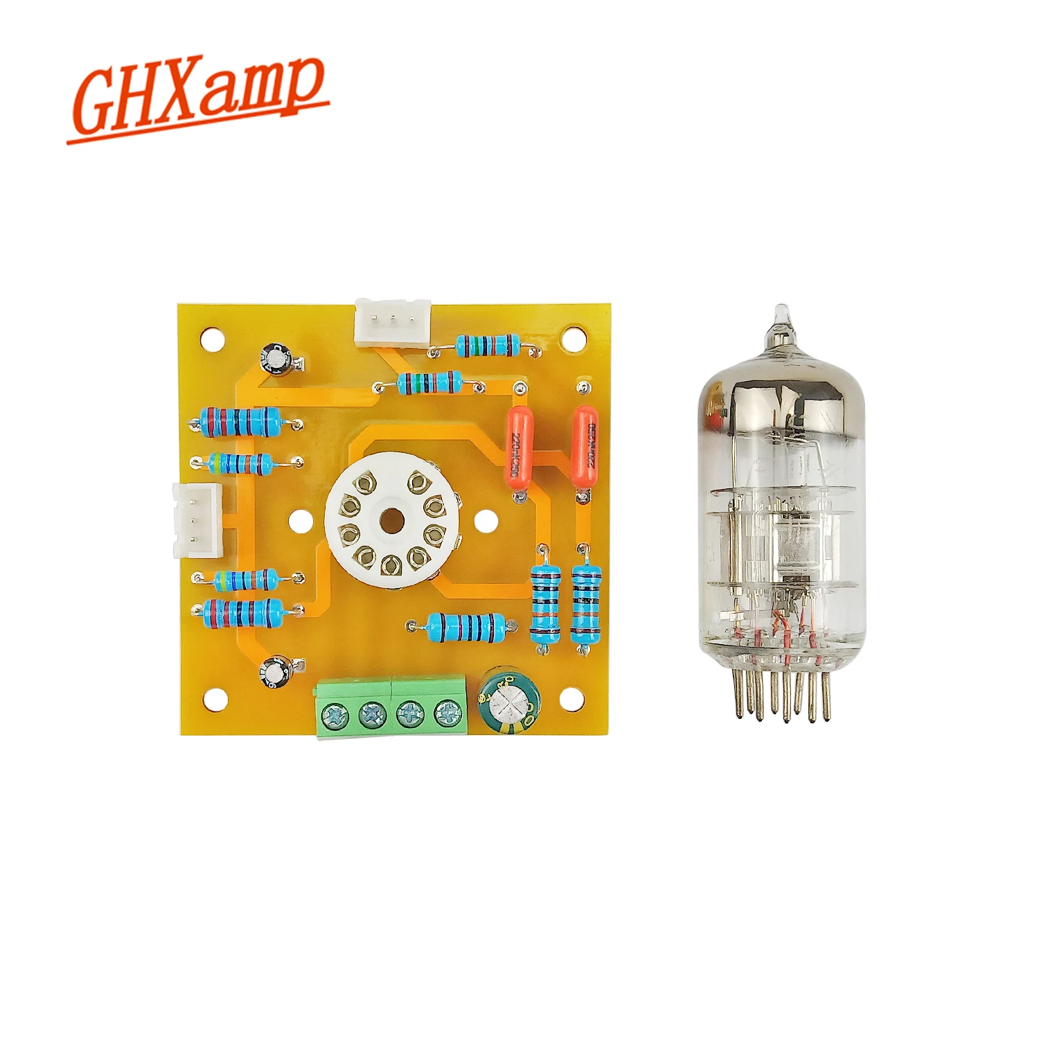 Válvula de circuito de tubo GHXAMP actualizada, placa de amplificador de preamplificador 6N2, placa de accionamiento de amplificador de potencia biliar