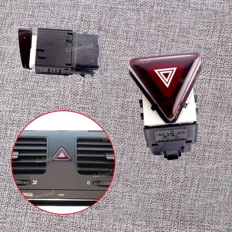 Красный кролик опасности Предупреждение флэш кнопка включения 1K0953509A 18G953509 для