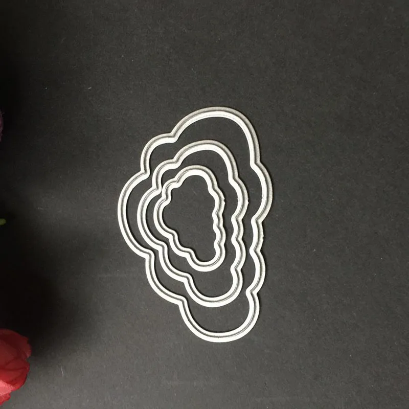 Цветы металлические трафарет тиснение бумага для скрапбукинга ремесло нож