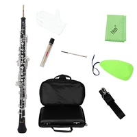 professional c key oboe semi automatic style bakelite oboe woodwind musical instrument with case cleaning cloth accessories