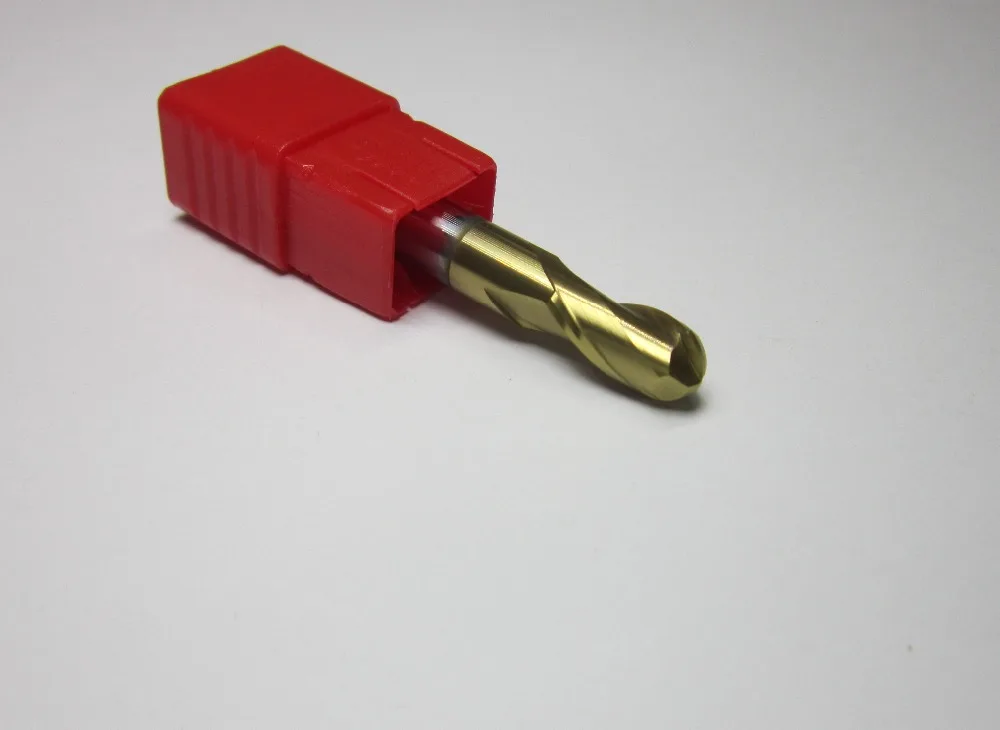 

radius 4.0 HRC62 R4.0 2 flutes Tungsten Carbide Ball Nose End Mill CNC milling cutter machine tool CAB2-4.0R * 8MM